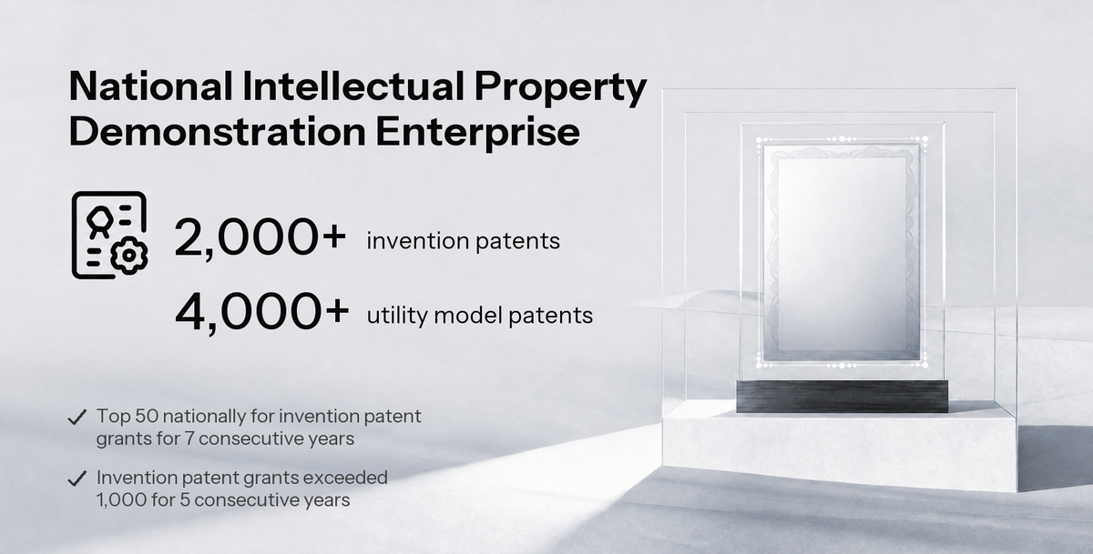 Intellectual property achievements