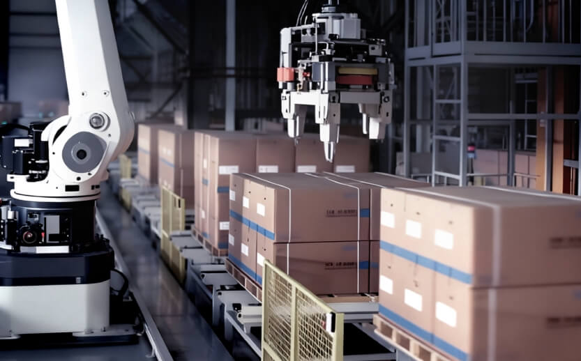Robotic smart logistics at the ROBAM factory