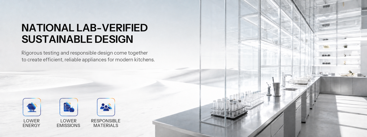 National laboratory-verified sustainable design