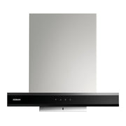 ROBAM CleanAir 1.0 A8300 stainless steel T-shaped rangehood with black glass touch controls, front view