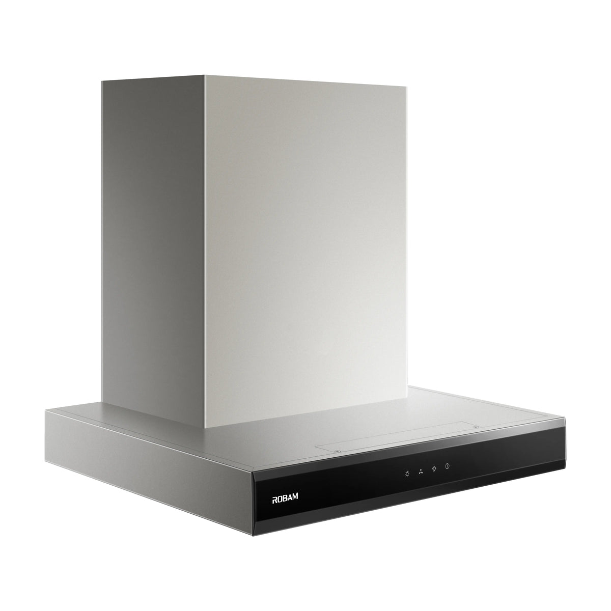 ROBAM CleanAir 1.0 A8300 stainless steel rangehood, angled view