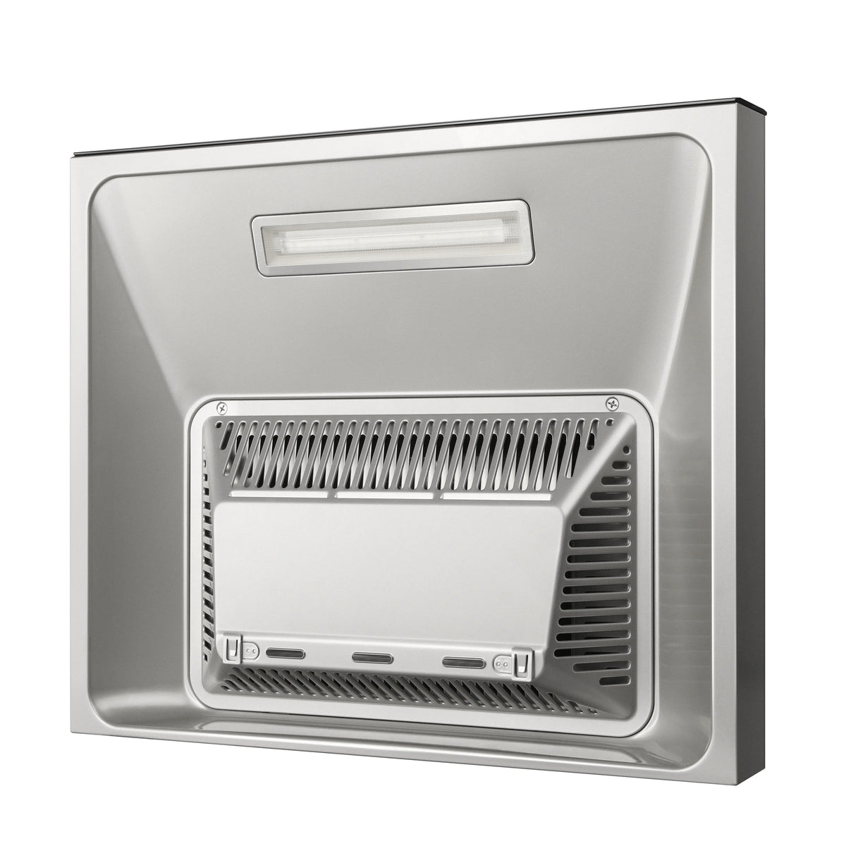 Underside of ROBAM CleanAir 1.0 A8300 rangehood with LED light and filter grille
